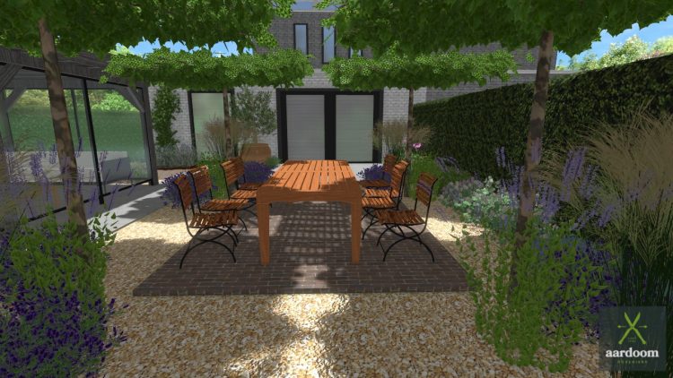 3D-Tuinontwerp impressie