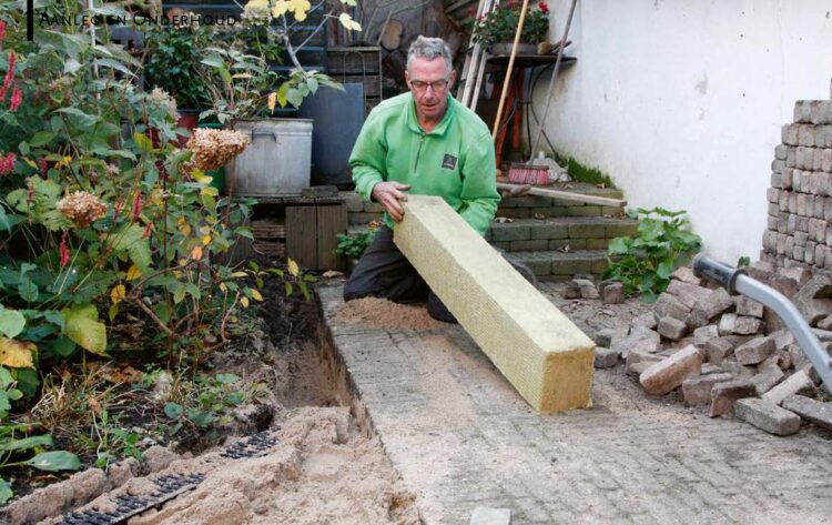 Oplossing tegen wateroverlast in de tuin met behulp van regenwaterinfiltratieblokken