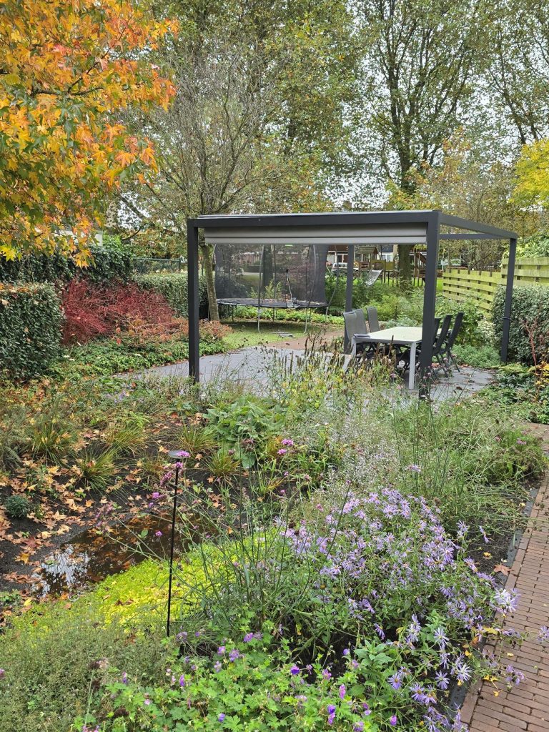 tuinmetamorfose nieuwe pergola